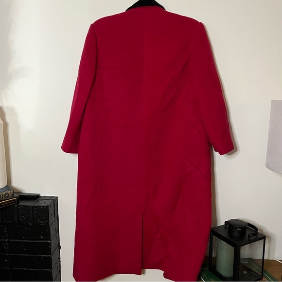 Vintage Christian Dior double breasted wool long coat size 4 - Picture 15 of 15